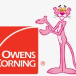 Owens corning shingles for Billings Montana - logo with pink panther